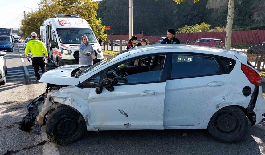 Samsun’da trafik kazası: 3 yaralı