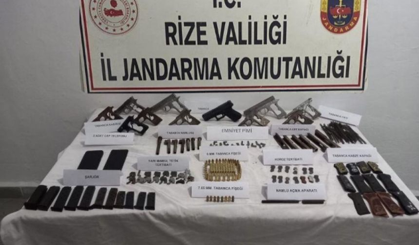 Rize'de Jandarme Ekiplerinin Çalışmasıyla Bir Ayda 9 Kişi Tutuklandı