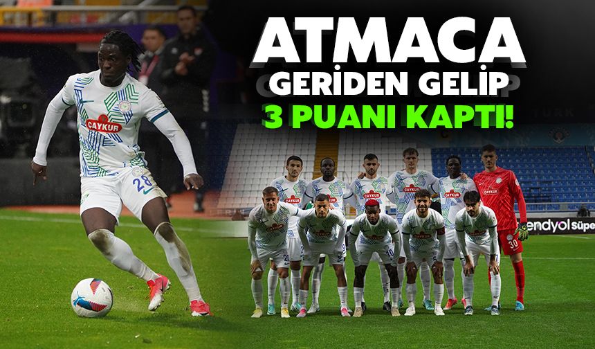 Atmaca Geriden Gelip 3 Puanı Kaptı: 1-2