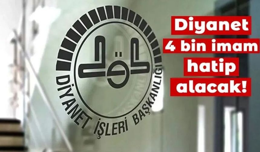 Diyanet’e 4 Bin Sözleşmeli İmam Hatip Alınacak