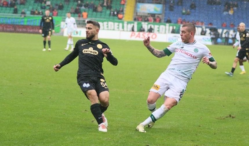 Çaykur Rizespor-Konyaspor Rekabetinde 31. Randevu