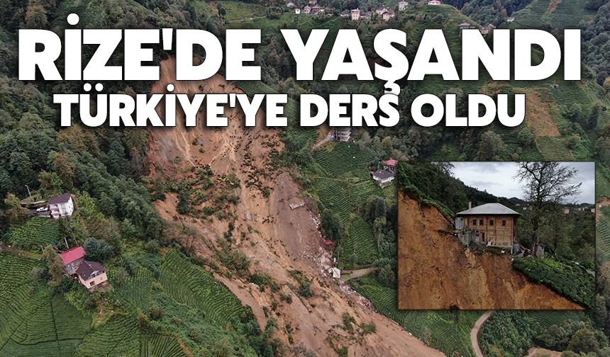 Rize'de Yaşandı, Türkiye'ye Ders Oldu