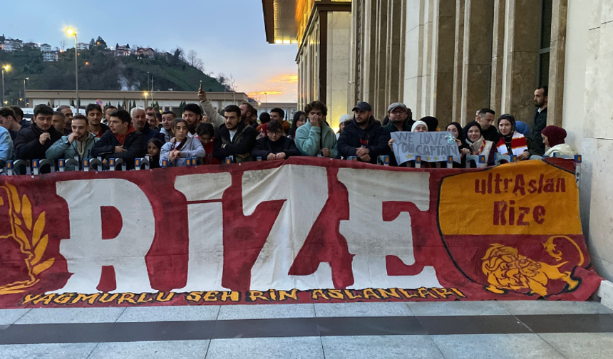 Galatasaray Kafilesi, Rize’de