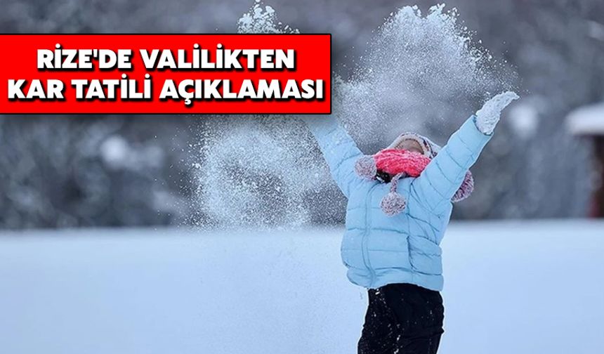 Eğitime Kar Engeli! Valilik Açıkladı