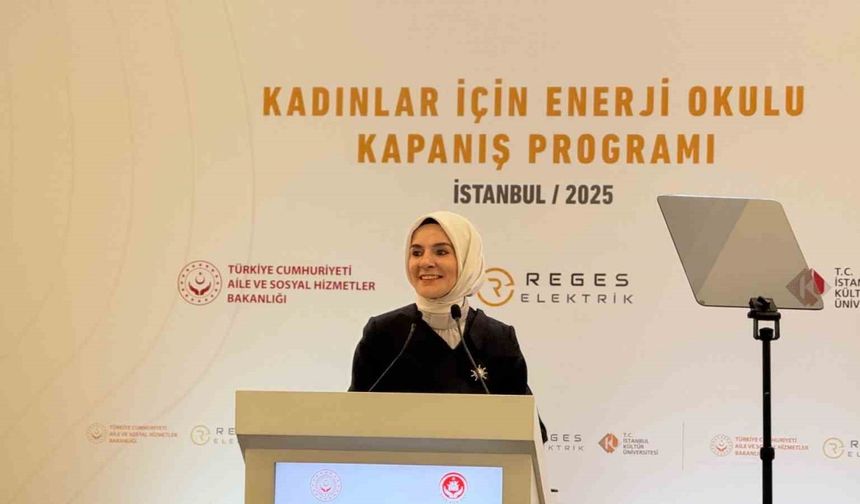 Bakan Göktaş: "Kadınların enerjisiyle güçlenen bir sektörün ve adil bir geleceğin ilk adımlarına tanıklık ediyoruz"