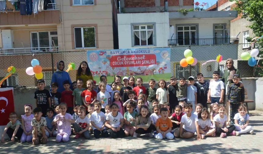 Ordu’da Minikler, Geleneksel Çocuk Oyunları Şenliğinde Doyasıya Eğlendi