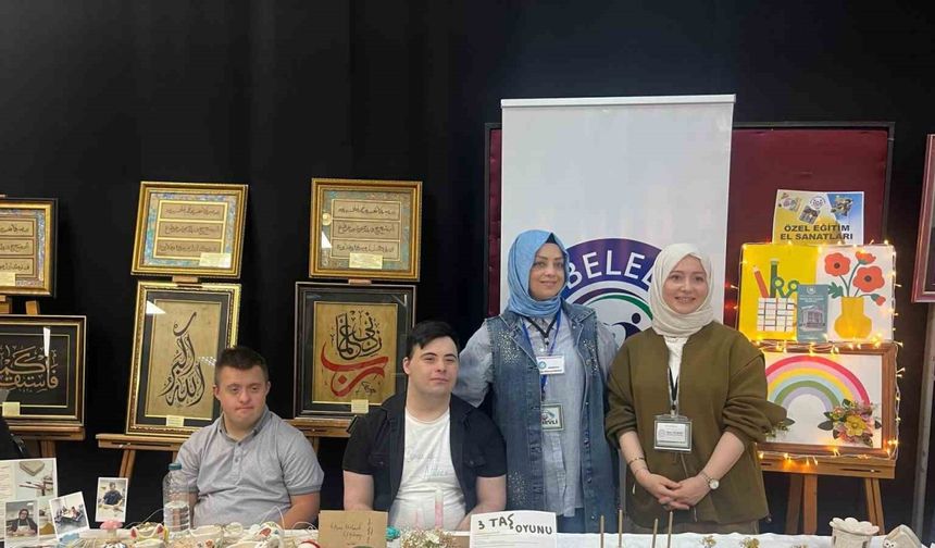 Rize’de kursiyerlerin el emekleri görücüye çıktı