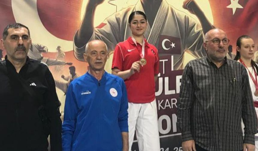 Rizeli sporcu Trabzon'da şampiyon oldu