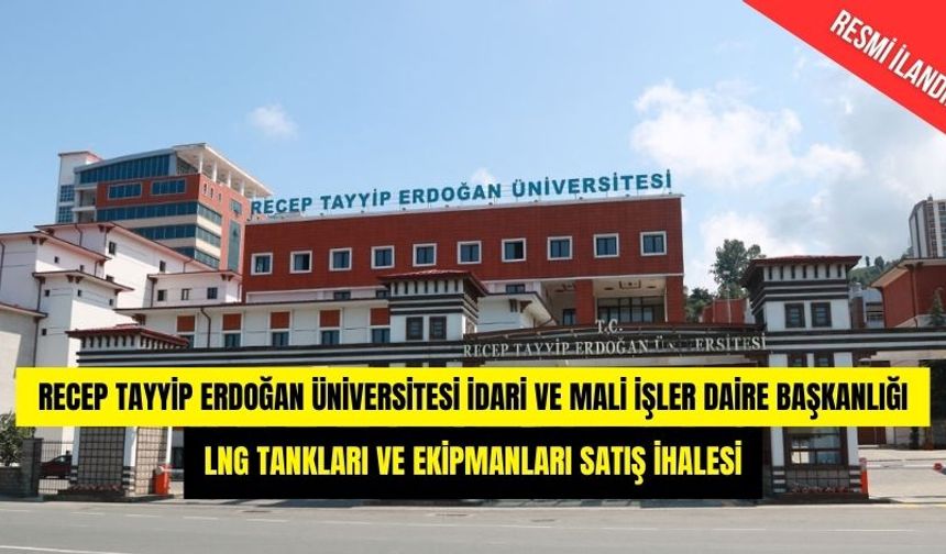 LNG Tankları ve Ekipmanları Satış İhalesi