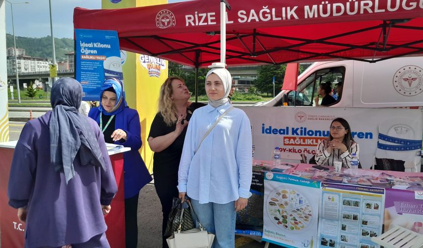 Rize'de Gençlik ve Sağlıklı Genç Haftası Etkinlikleri Gerçekleştirildi