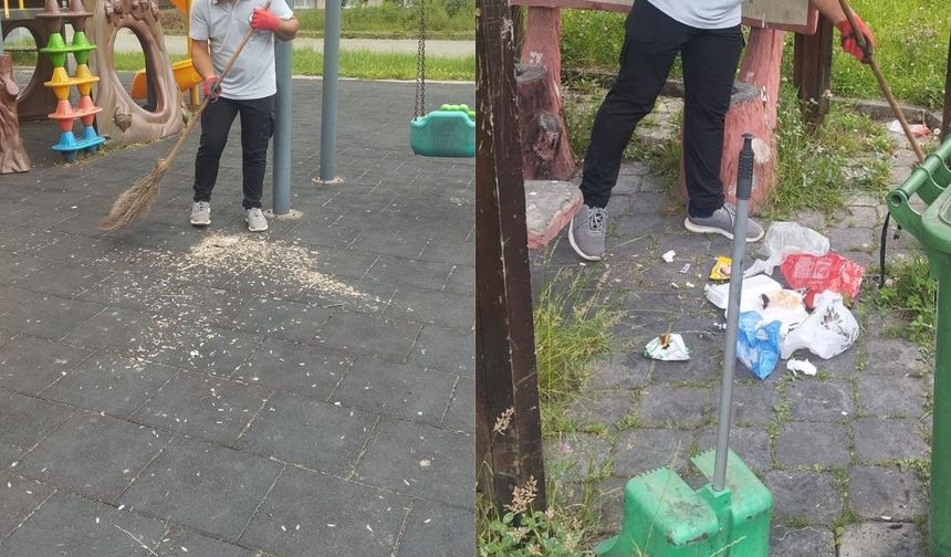Çayeli'nde Pes Artık Dedirten Görüntüler