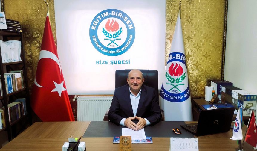 Rize Eğitim-Bir-Sen'den Okul Kantinlerine 'Boykot Ürünleri' Uyarısı