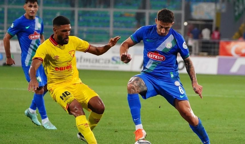 Çaykur Rizespor, sezonu mağlubiyetle açtı