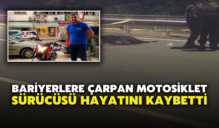 Rize'de Kaza Yapan Motosiklet Sürücüsü Hayatını Kaybetti
