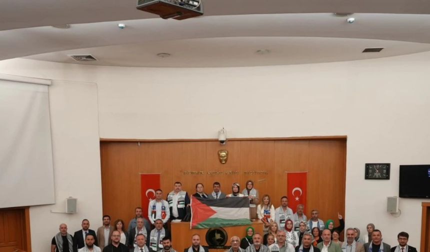 Gazze’yi kardeş şehir ilan edildi