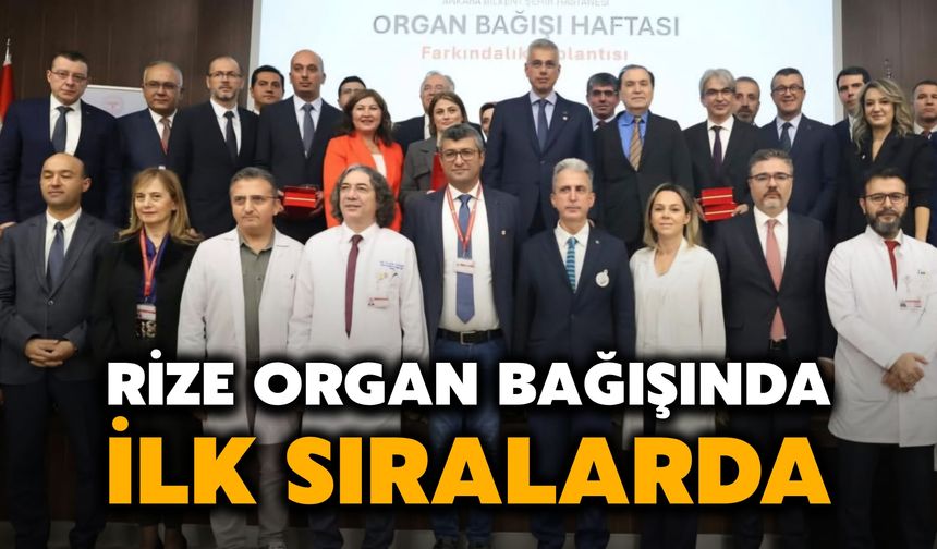 Rize Organ Bağışında İlk Sıralarda