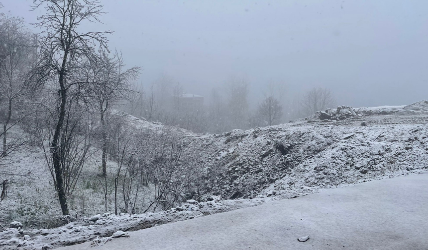 Ordu’nun Yüksekleri Beyaza Büründü