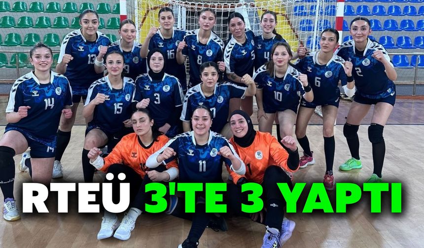 RTEÜ 3'te 3 Yaptı