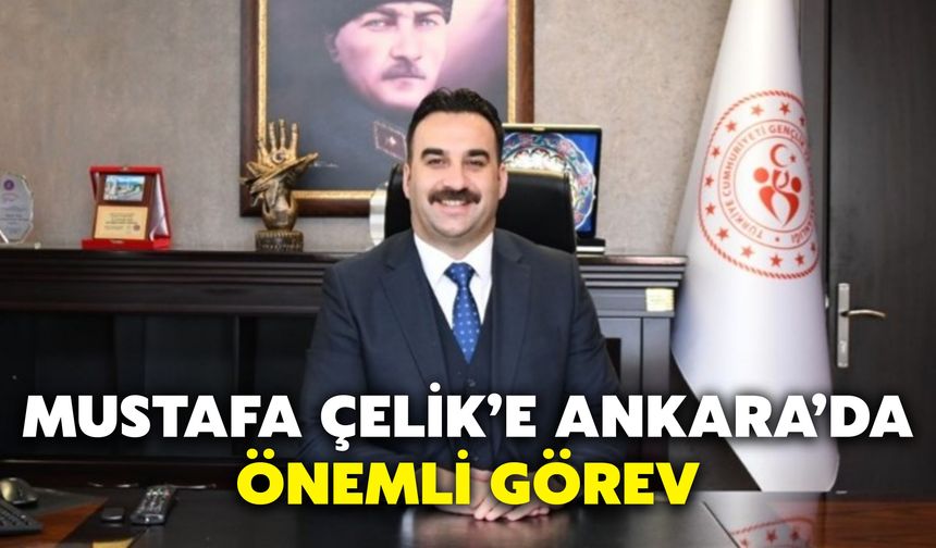 Mustafa Çelik’e Ankara’da Önemli Görev