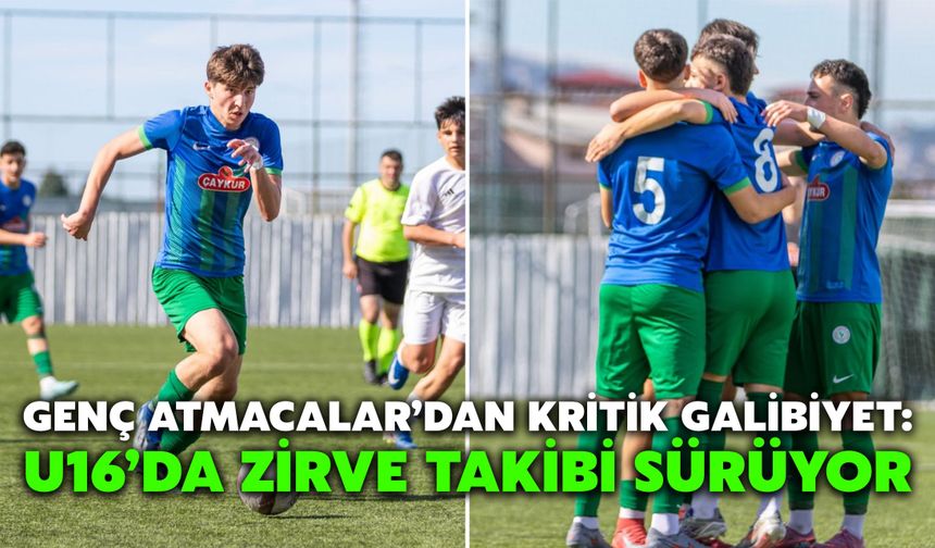 Genç Atmacalar’dan Kritik Galibiyet: U16’da Zirve Takibi Sürüyor