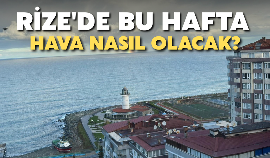 Rize’de Hava Değişken: Yükseklerde Kar, Merkezde Yağmur