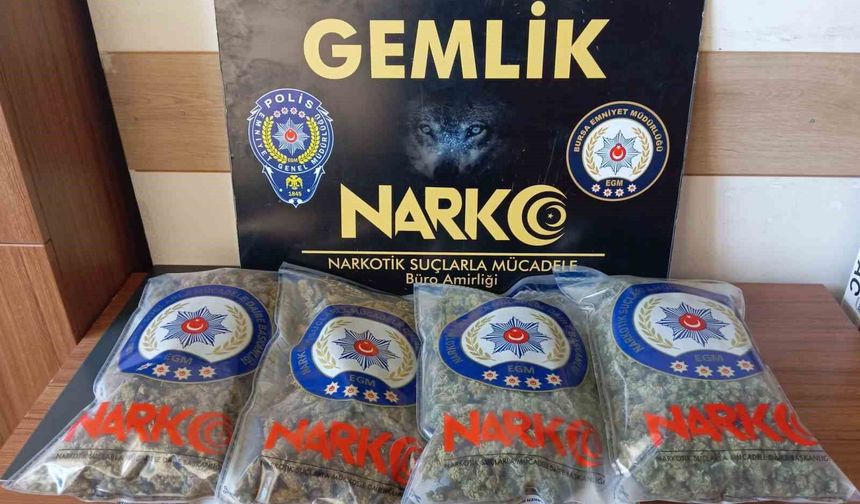 Gemlik'te uyuşturucu tacirlerine operasyon