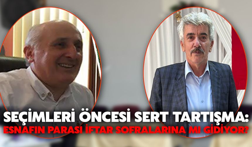 Rize Esnaf Odaları Seçimleri Öncesi Sert Tartışma: Esnafın Parası İftar Sofralarına Mı Gidiyor?