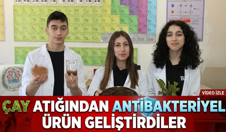 Çay Atığından Antibakteriyel Ürün Geliştirdiler