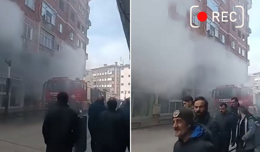 Rize'de Dükkandaki Patlama Panik Yarattı