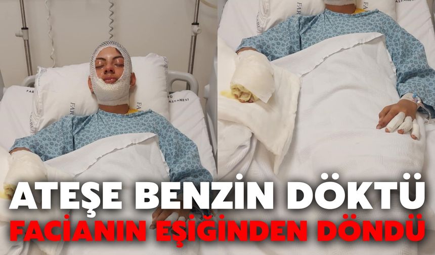 Ateşe Benzin Döktü, Facianın Eşiğinden Döndü