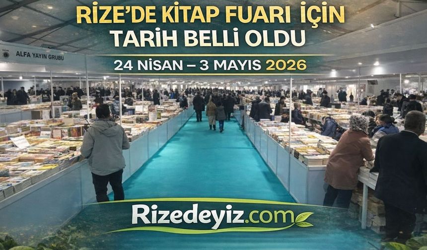 Rize’de Kitap Fuarı İçin Tarih Belli Oldu