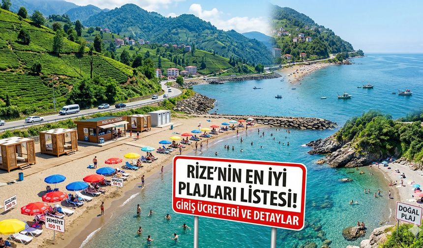 Rize’de Deniz Keyfi: İşte Rize’nin En İyi Plajları ve Giriş Ücretleri!