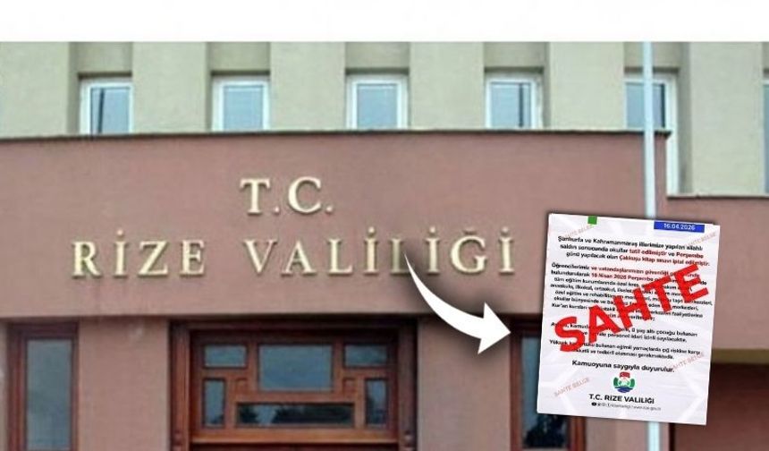 Rize'de Okullar Tatil Mi?