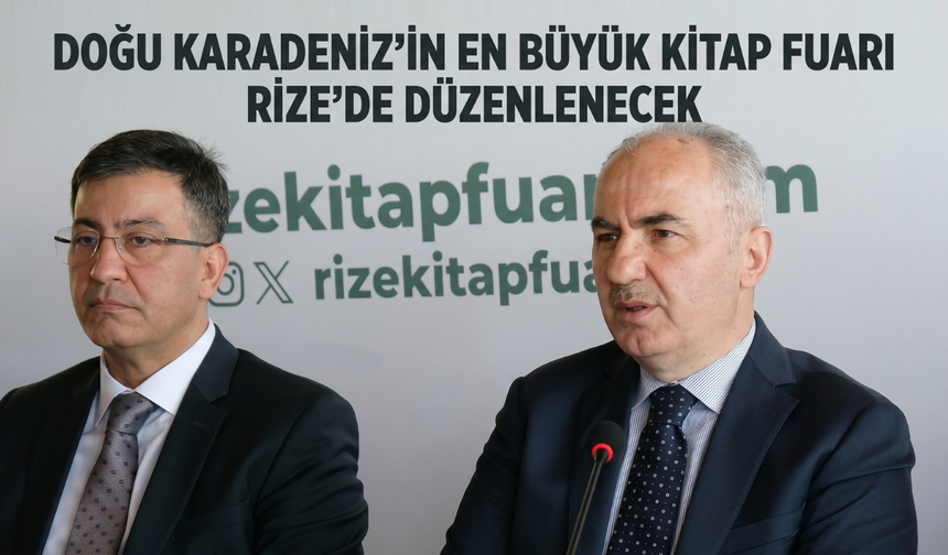 Doğu Karadeniz’in En Büyük Kitap Fuarı Rize’de Düzenlenecek