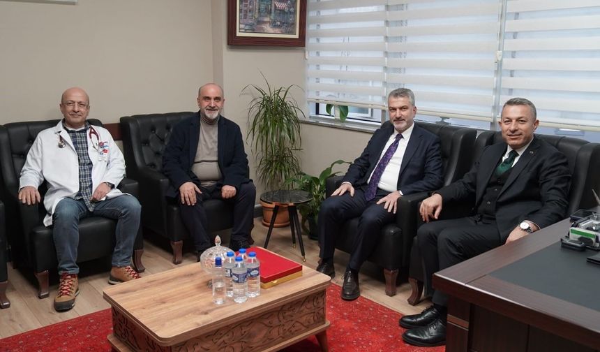 Trabzon Valisi Şahin'den Özel İmperial Hastanesi'ne Ziyaret