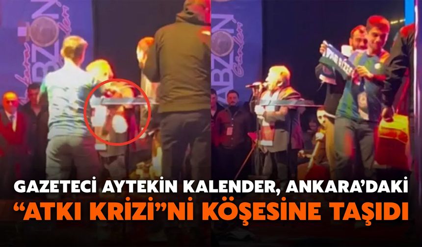 Gazeteci Aytekin Kalender, Ankara’daki “Atkı Krizi”ni Köşesine Taşıdı