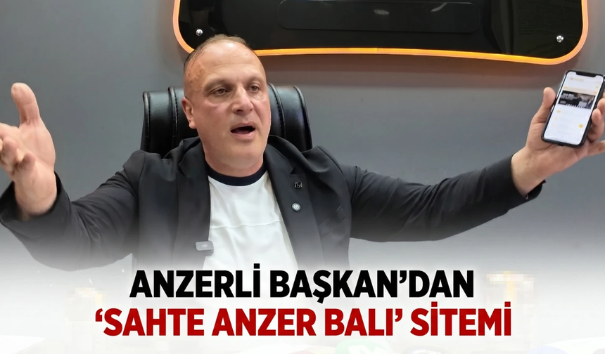 Anzerli Başkan'dan 'sahte Anzer balı' sitemi