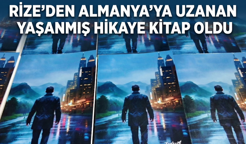 Rize’den Almanya’ya Uzanan Yaşanmış Hikaye Kitap Oldu
