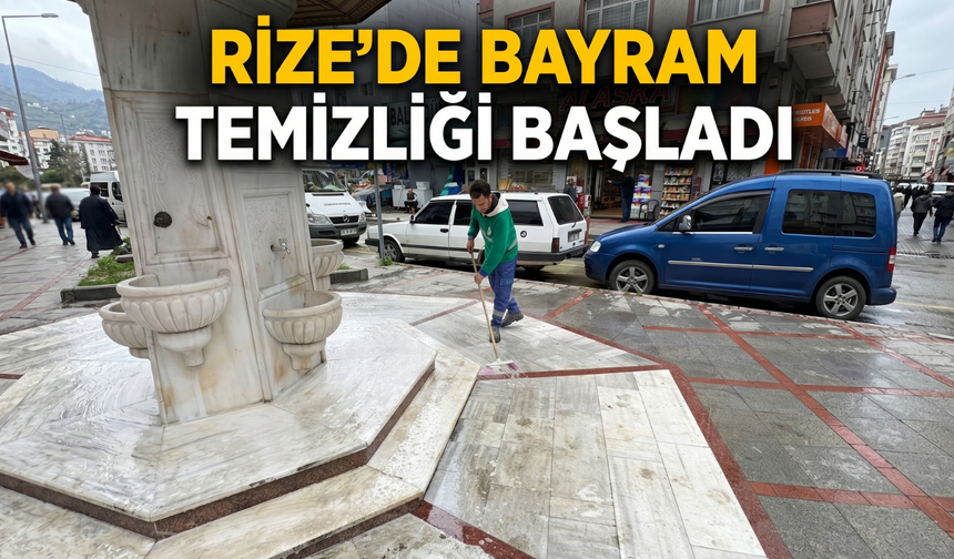 Rize Bayrama Hazırlanıyor