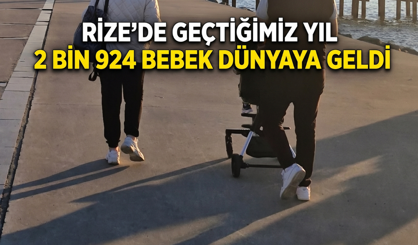 Rize'de Geçtiğimiz Yıl 2 Bin 924 Bebek Dünyaya Geldi