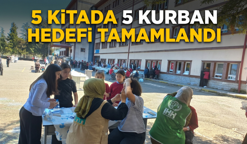 5 Kıtada 5 Kurban Hedefi Tamamlandı
