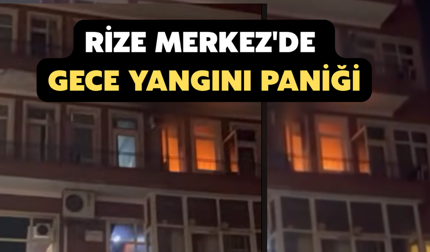 Gece Sessizliği Dumanla Bozuldu: Rize Alarmdaydı!