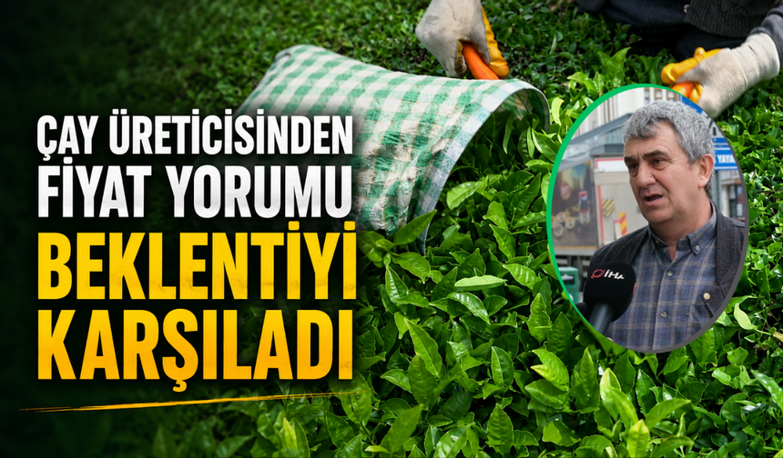 Açıklanan Yaş Çay Taban Fiyatı Rizelileri Sevindirdi