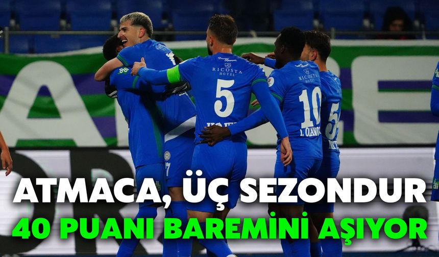 Atmaca, Üç Sezondur 40 Puanı Baremini Aşıyor