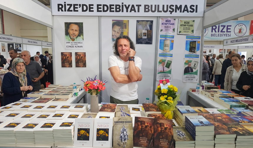Rize’de Edebiyat Buluşması: İmza, Şiir ve Söyleşi Bir Arada