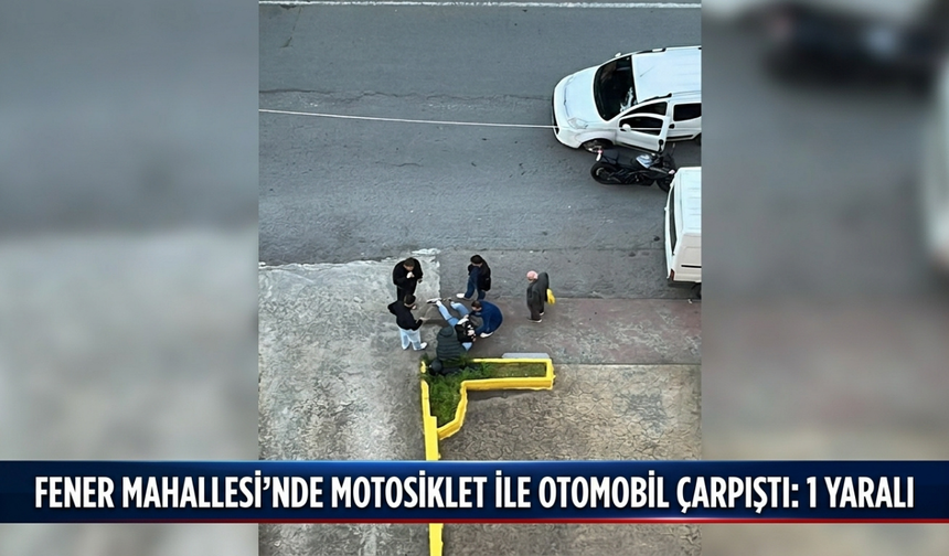 Rize’de Motosiklet Kazası: 1 Yaralı