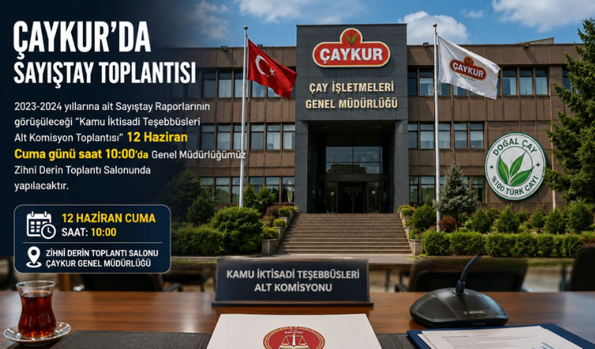 ÇAYKUR Sayıştay Denetimi Masada