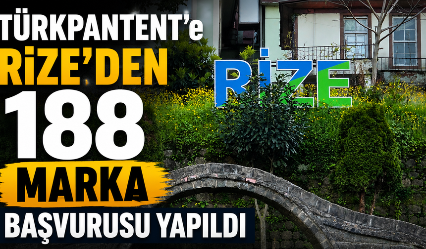 TÜRKPANTENT'e Rize'den 188 Marka Başvurusu Yapıldı