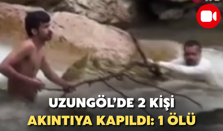 Trabzon'da Dereye Düşen Turistler Akıntıya Kapıldı