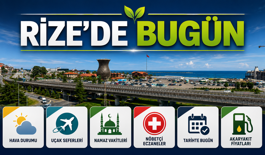Rize'de 15 Temmuz 2026
